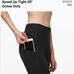 Lululemon speed up tight leggings